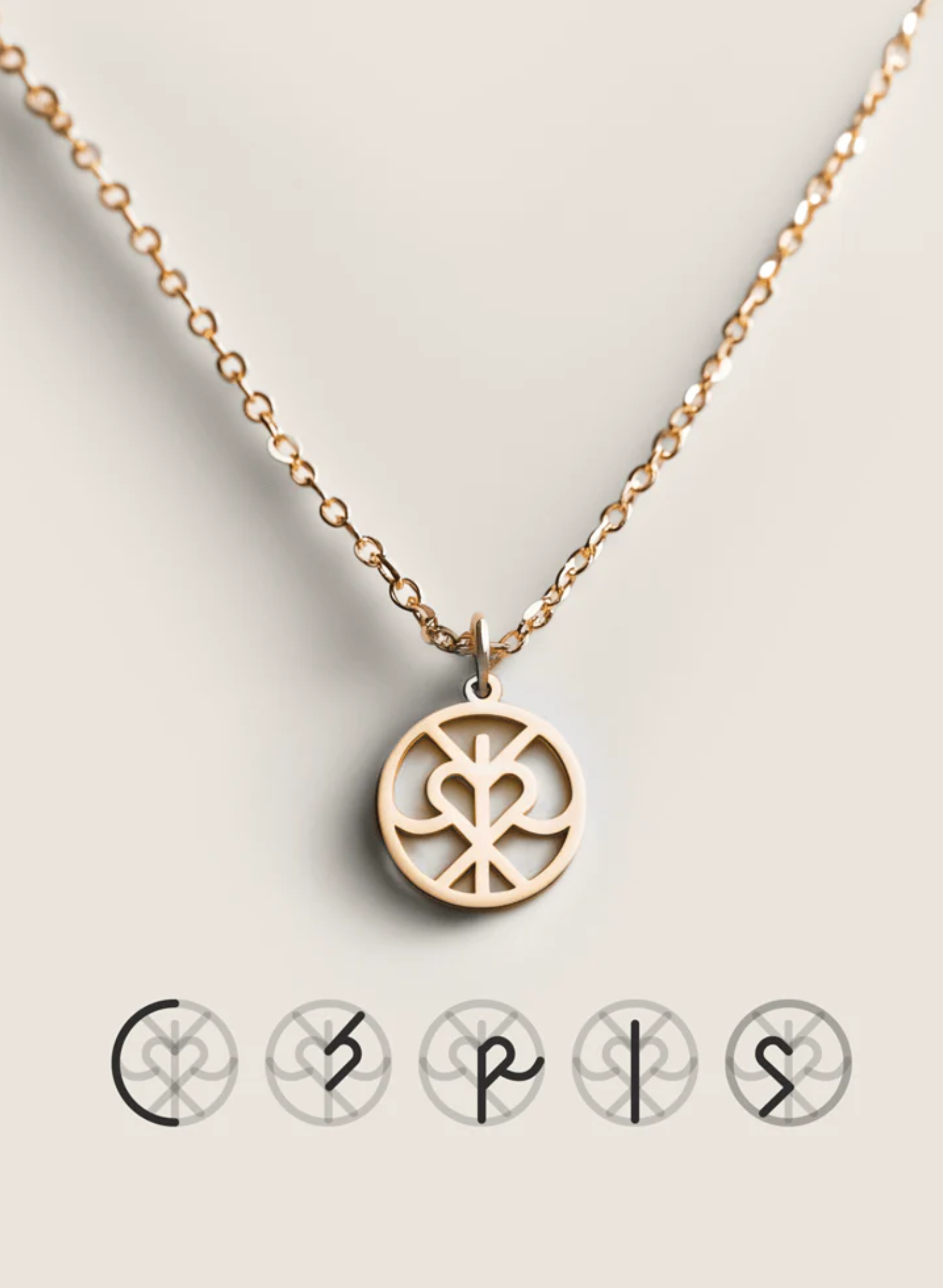 Collier personnalisé monogramme Oralys™