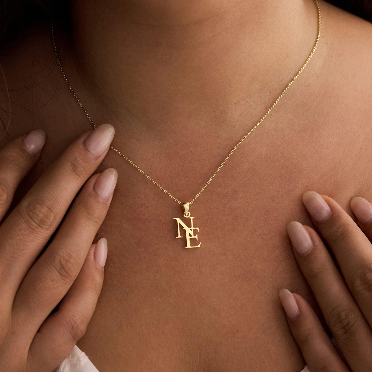 Collier Initial Personnalisé
